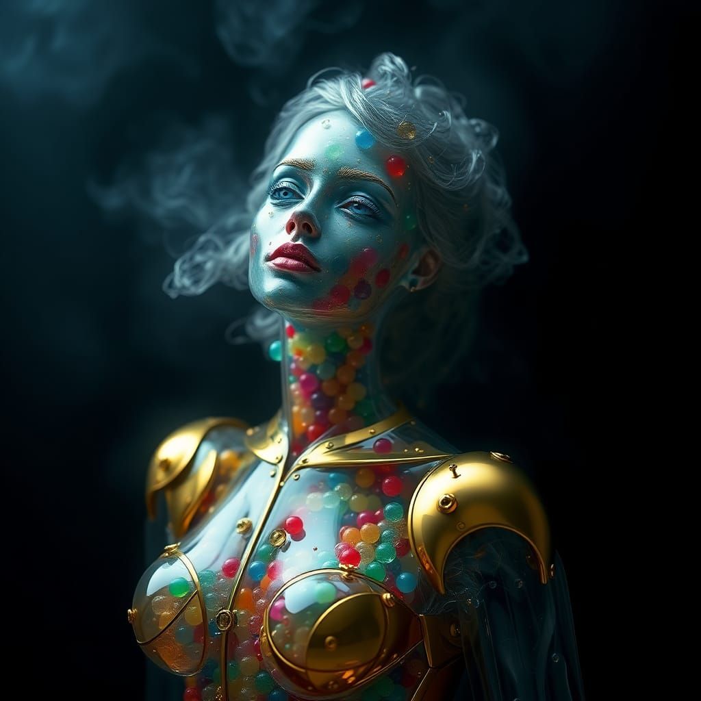 Glass Woman Dancing in a Dream