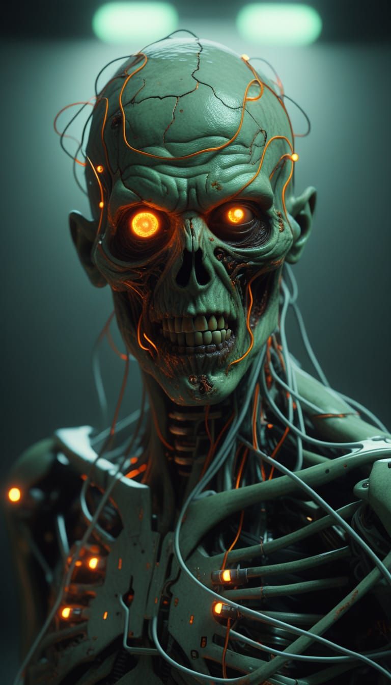 Cybernetic Zombie in Science Fiction Horror, CGI