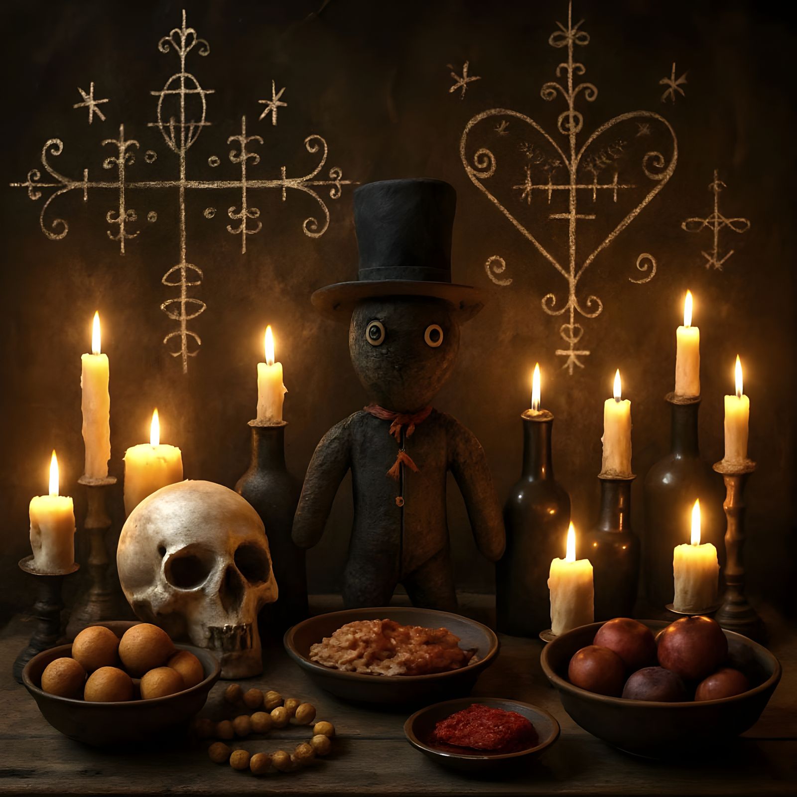 Voodoo Altar for Papa Legba