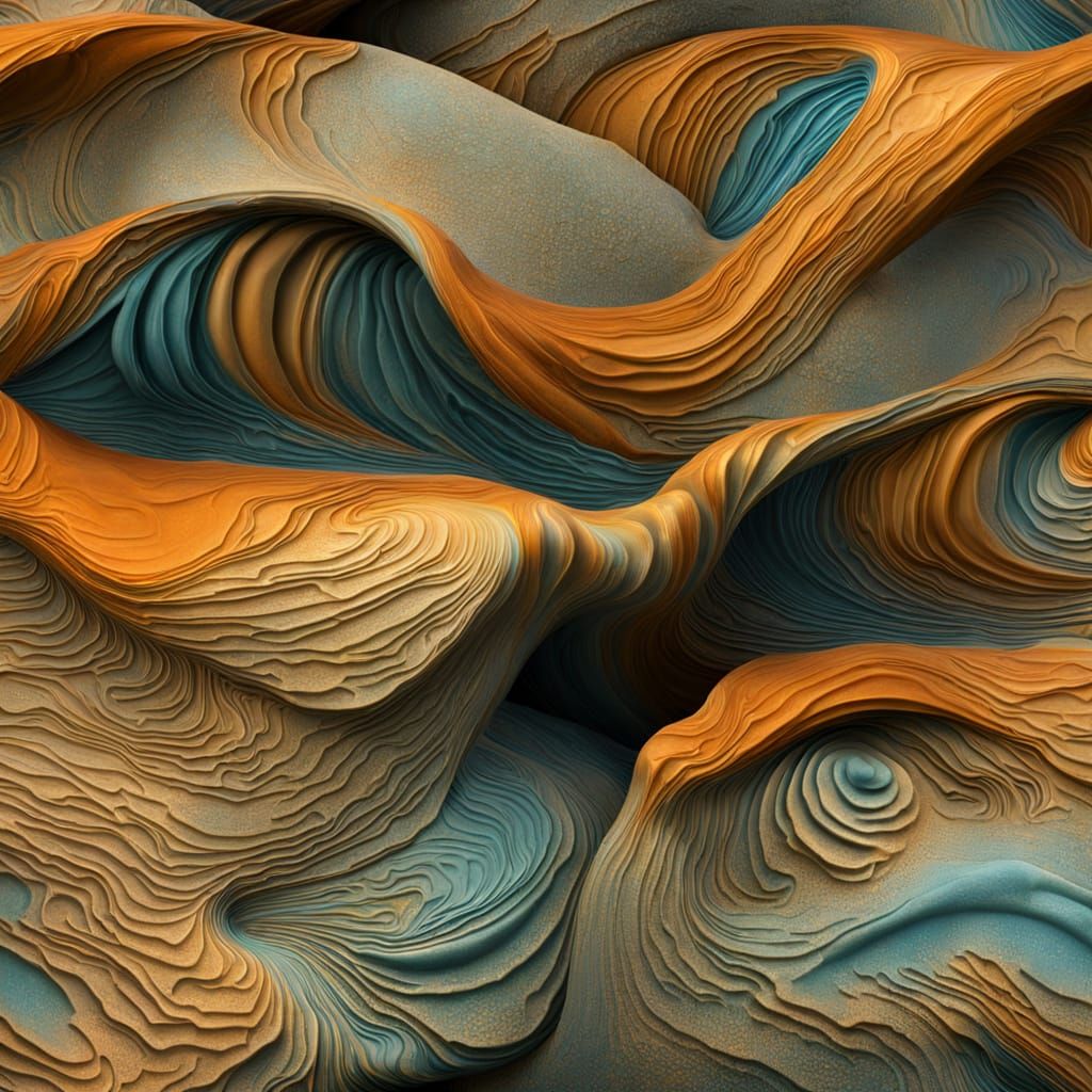 Topo of a curious undersea formation and a cave...