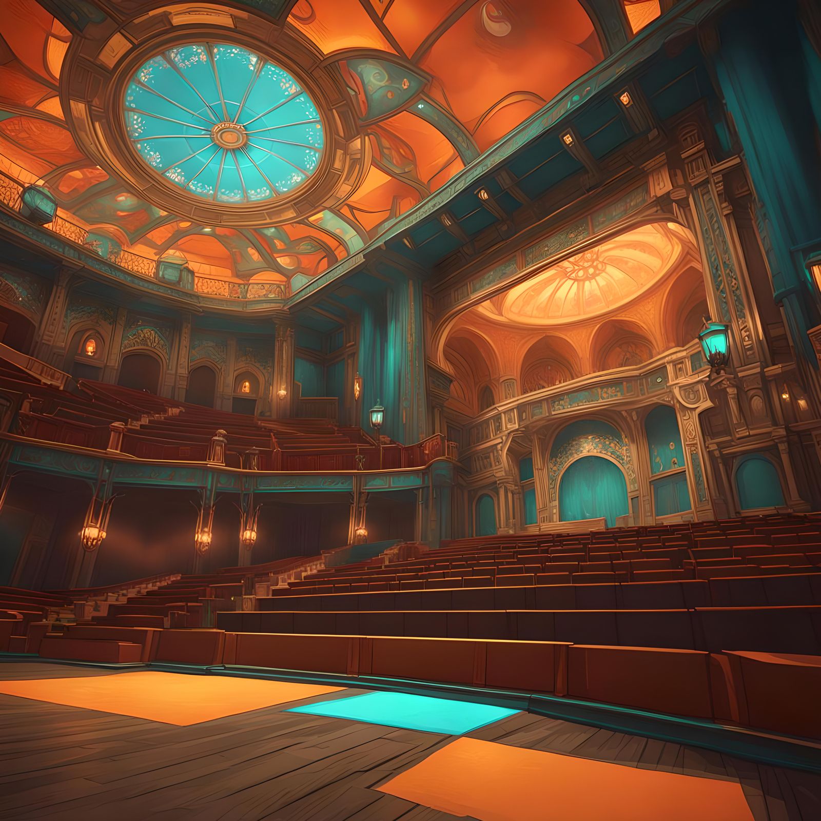 Dynamic Theater Camp Concept Art in Unreal Engine