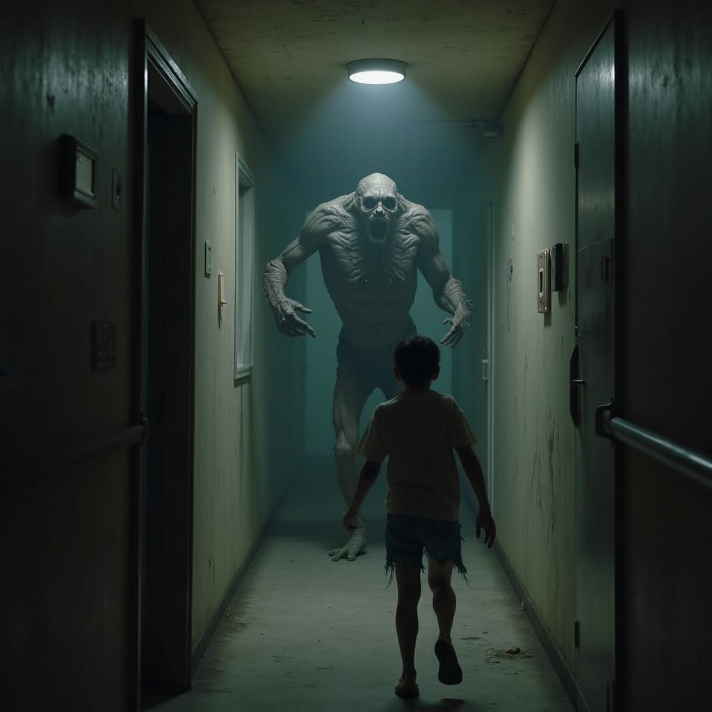 Survivor Escapes Nightmarish Corridor in H.R. Giger-Inspired...