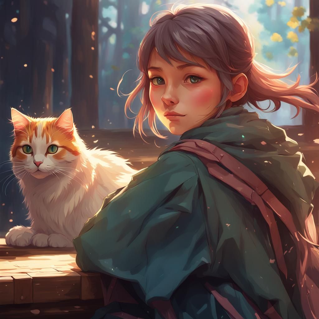 My cat and I