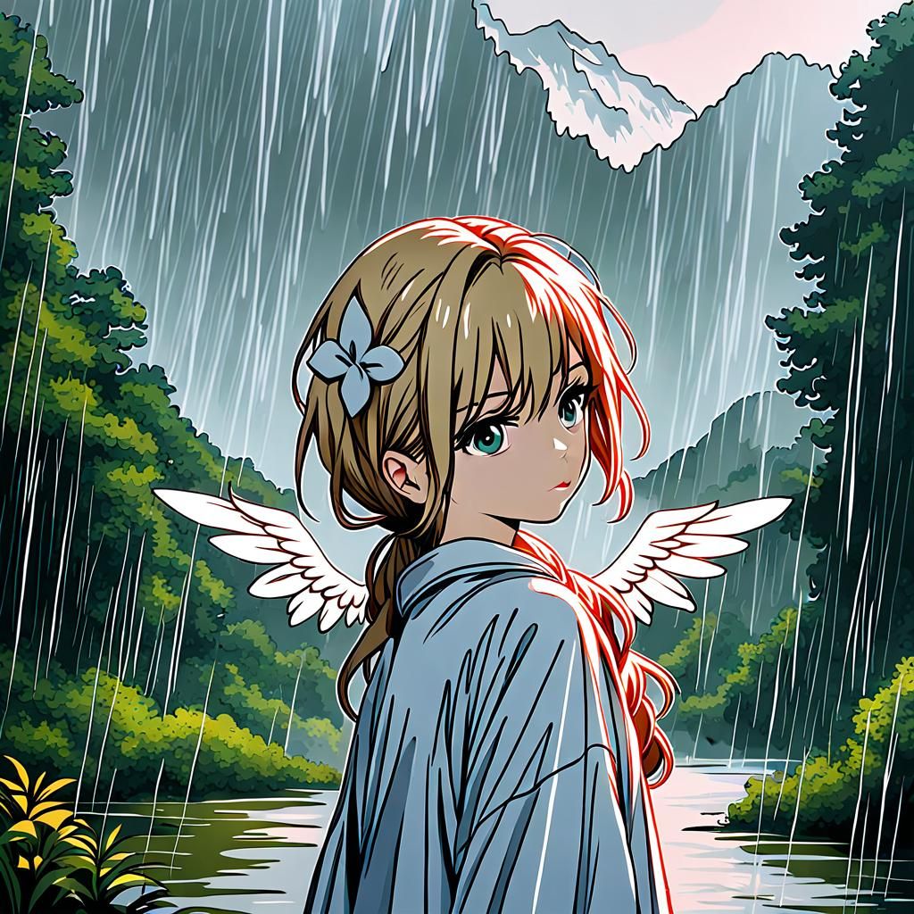 Angel in 🌧️ Rain
