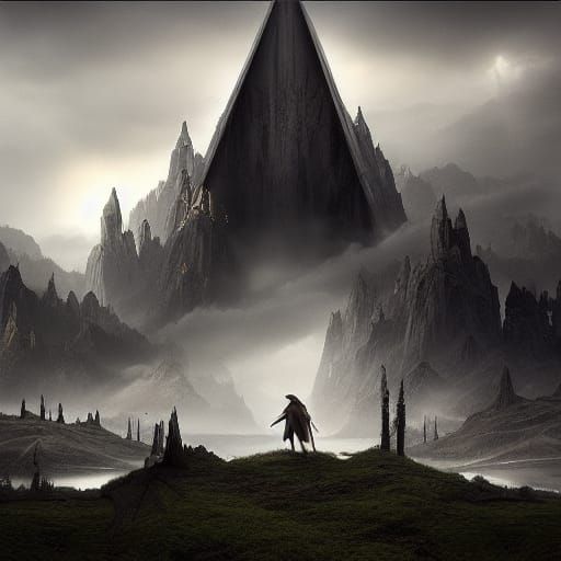 Contrasting Dark and Happy Sides: Digital Matte Painting