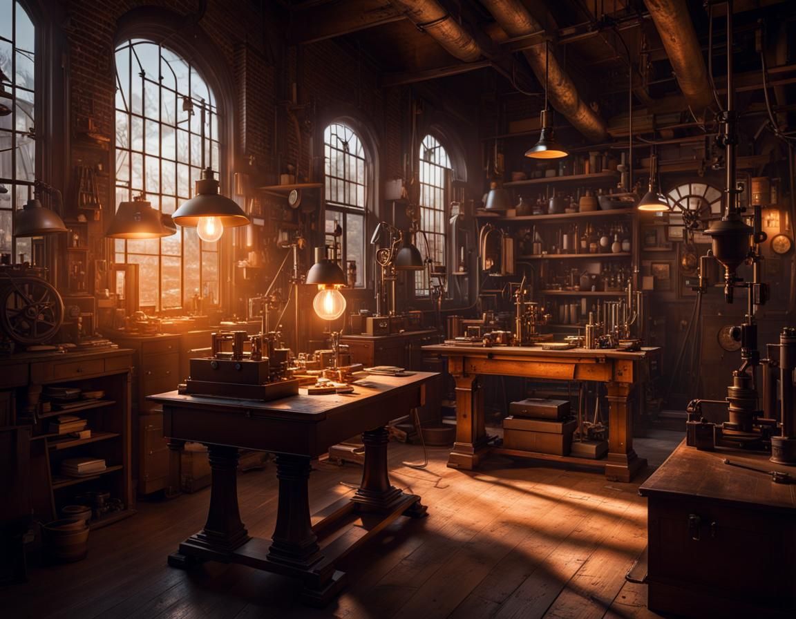 Edison's Workshop: Maximalist, Cinematic Lighting