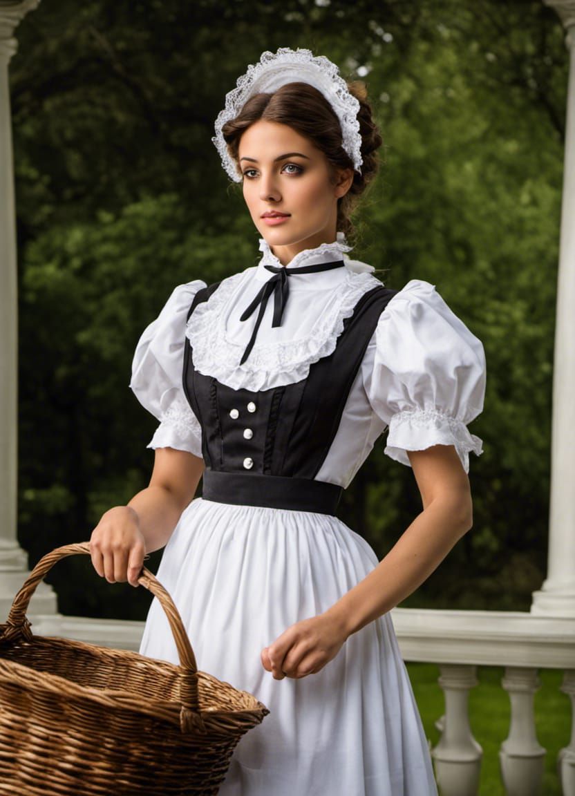 Young Victorian Maid Portrait