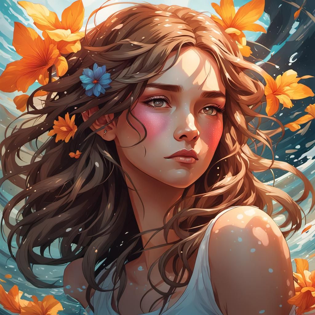 Detailed Portrait with Dynamic Lighting