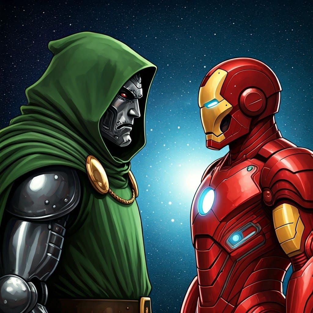 Doctor Doom and Iron Man Unite Against Cosmic Chaos