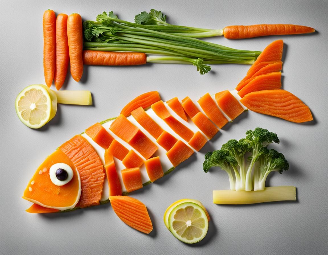 Carrot Fish: An AI-Generated Vegetable Creation