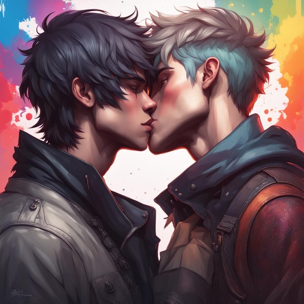 Passionate Embrace: Hyperdetailed Digital Portrait