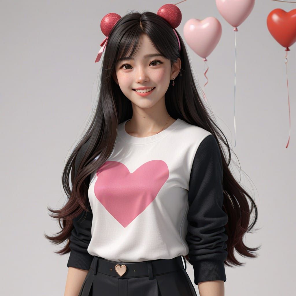 Sugary Sweetheart in 3D Anime Style