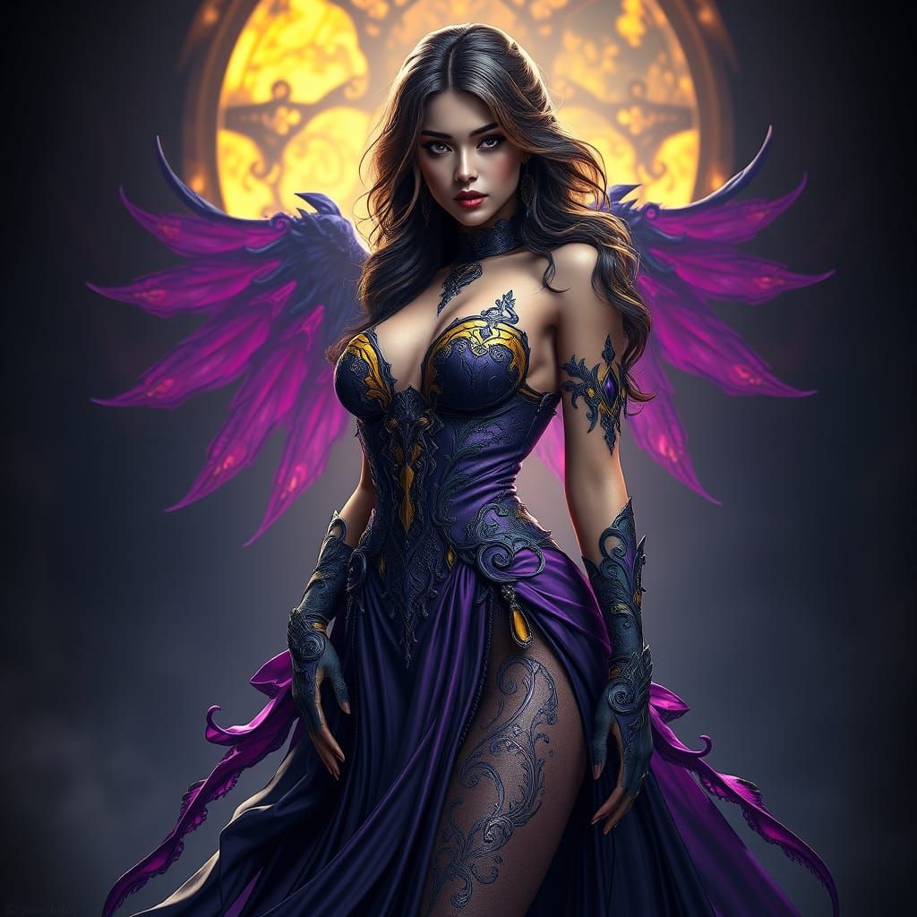 Ethereal Beauty in Dark Fantasy-Inspired Hyperrealism Art