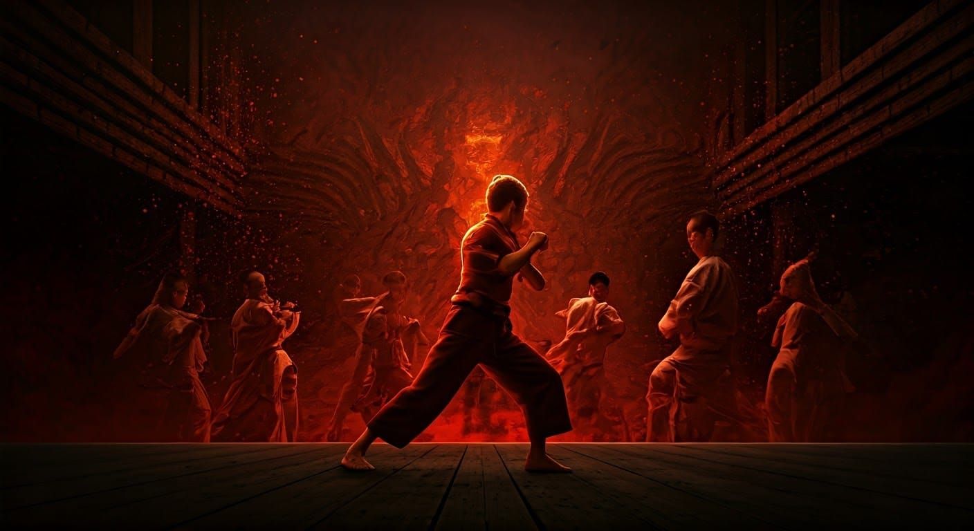 Martial Arts Adventure: Fictional DVD Cover Design