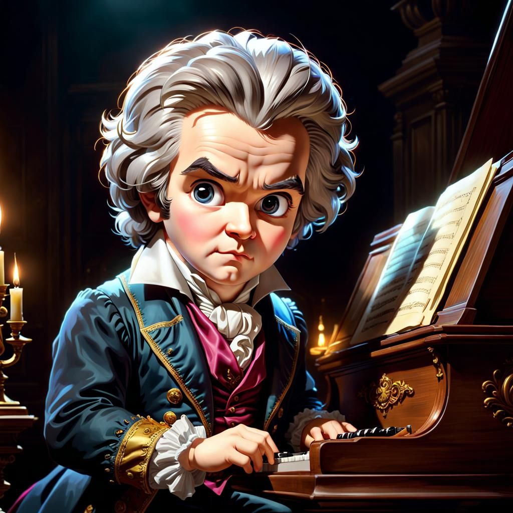 Ludwig Van ChiBeethoven! 🎹🎶💙