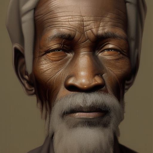 Old African man