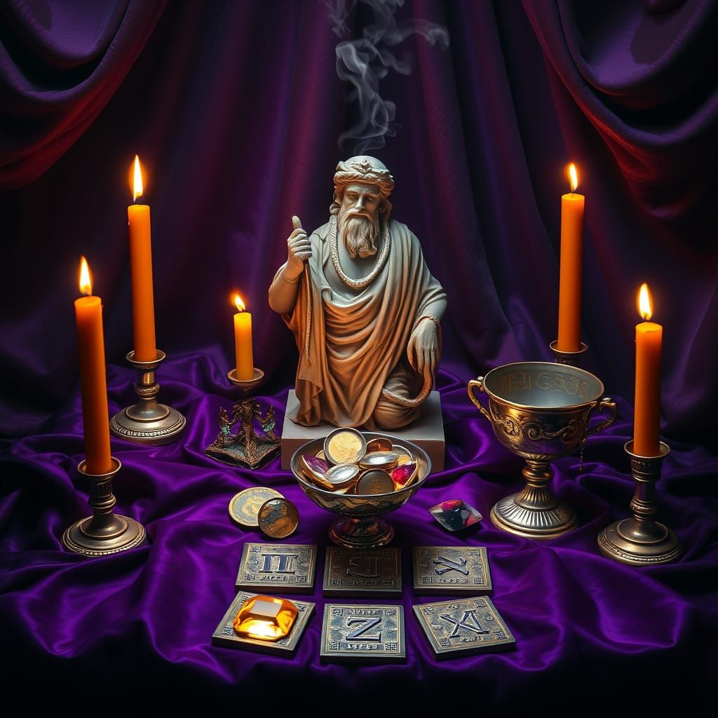 Mysterious Hermes Altar in Luxurious Byzantine Style