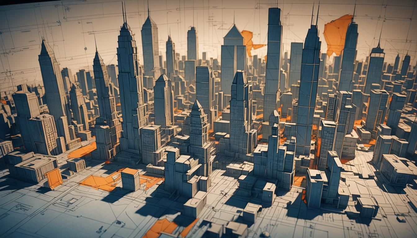 Futuristic Cityscape Unveiled in Film Noir Blueprint
