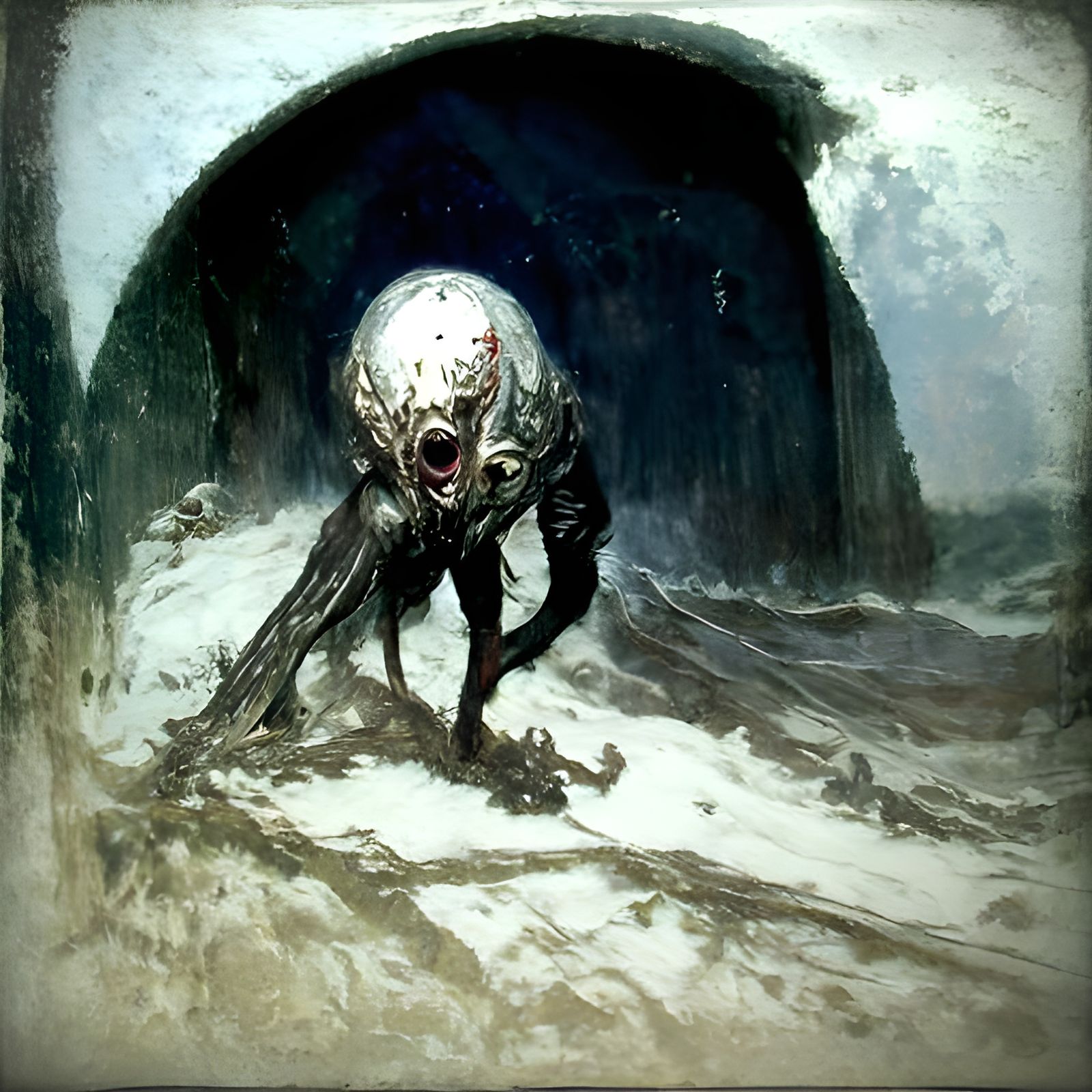 Yog Whateley in Dunwich Horror Style