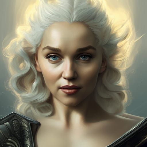Marilyn Monroe as Daenerys Targaryen Portrait