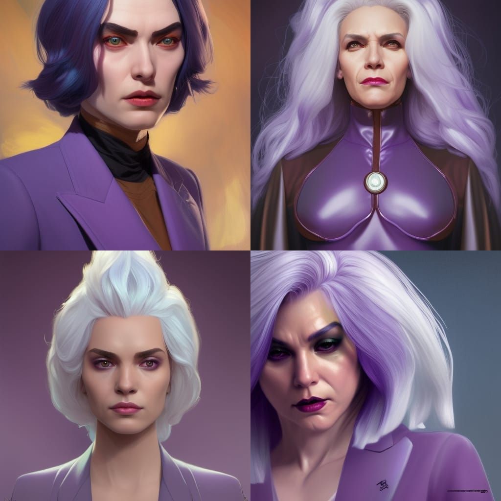 Clea Strange Portrait in Comic Book Art Style