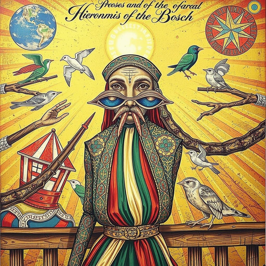 Hieronymous Bosch in Oil Painting