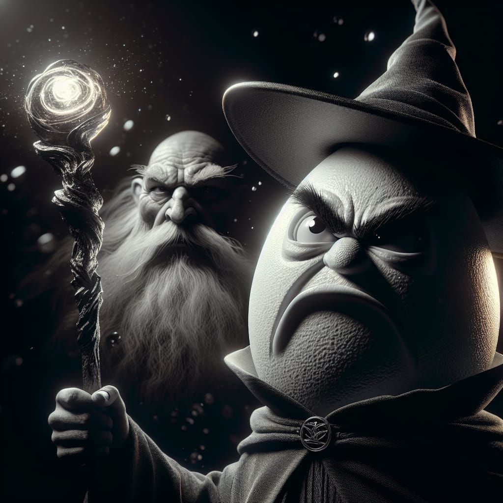 Angry egg wizard - D&D party adventure, not all it's cracked up to be