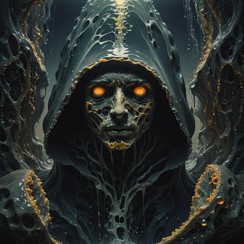 Surreal Cheese Ocean in Dreamlike Style