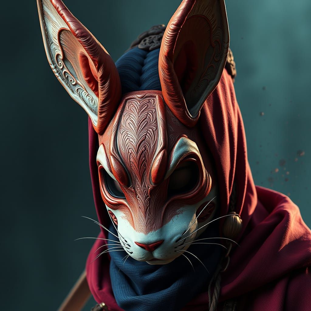 Enchanted Huntress in Whimsical Fantasy