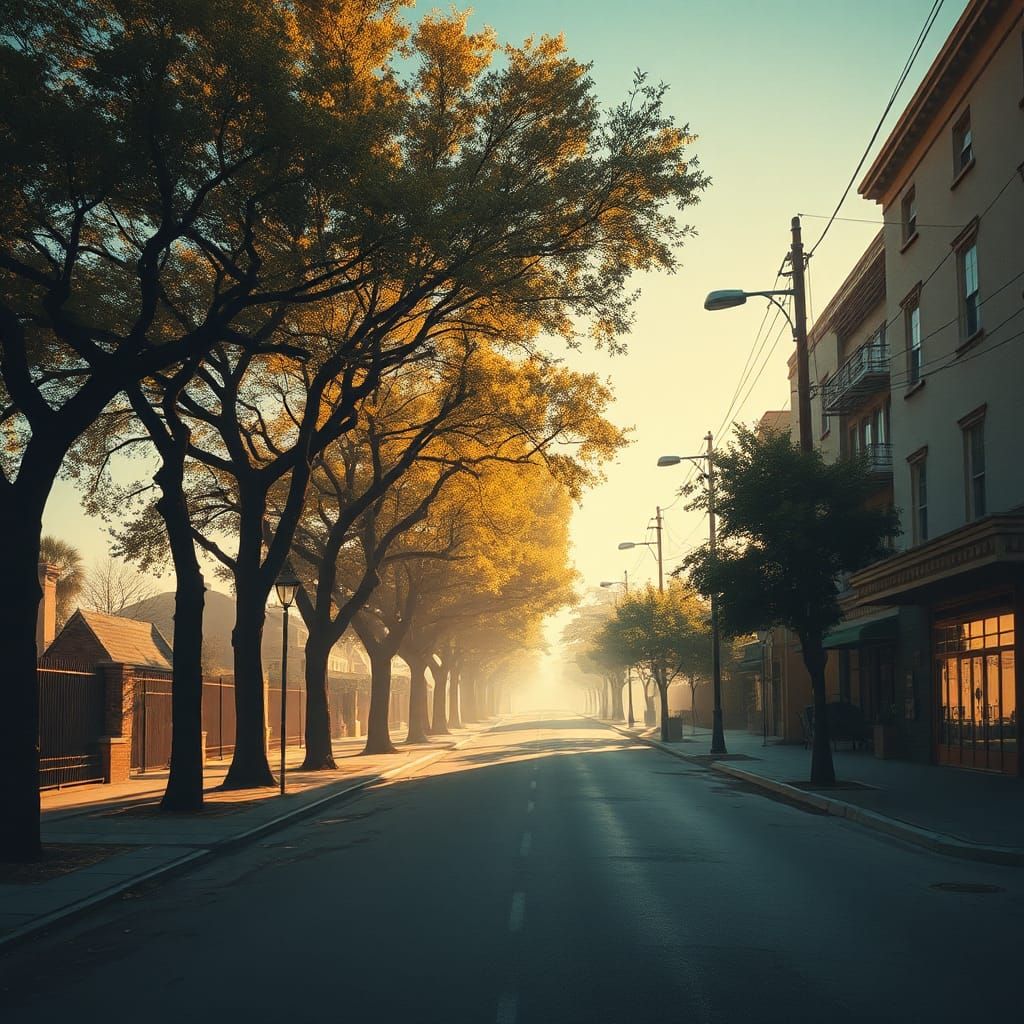 Dreamlike Sunday Afternoon in Surreal Style