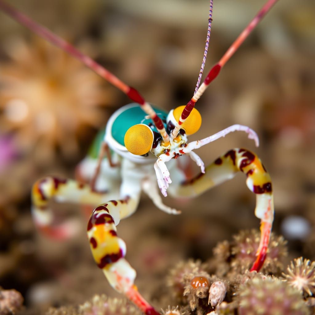 Mystical Mantis Shrimp in Macro Photography