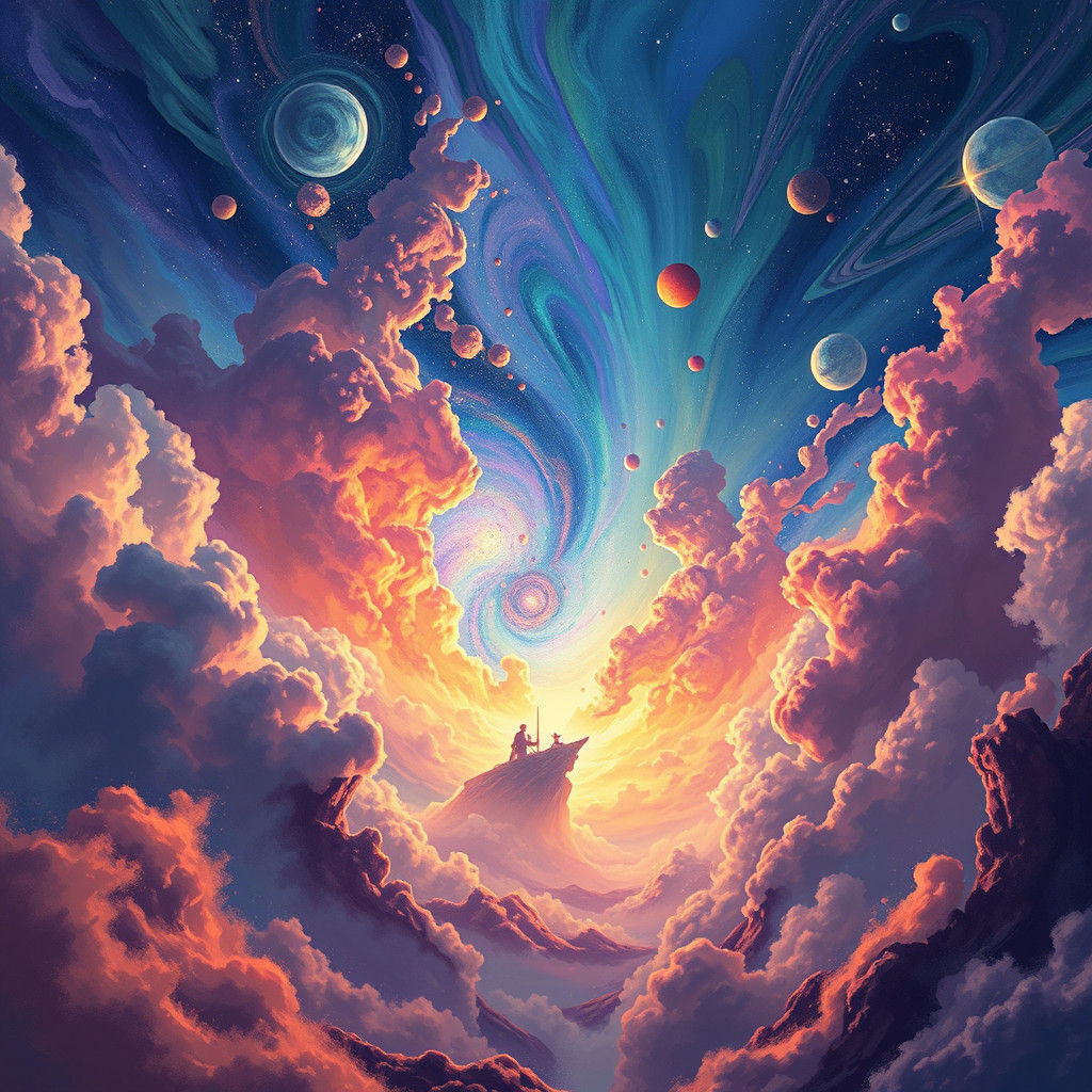 Fantasia-Inspired Cosmic Explosion with Disney Magic