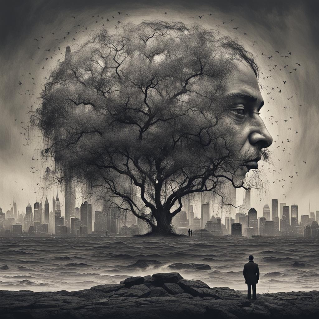 Abstract Representation of Lingering Depression