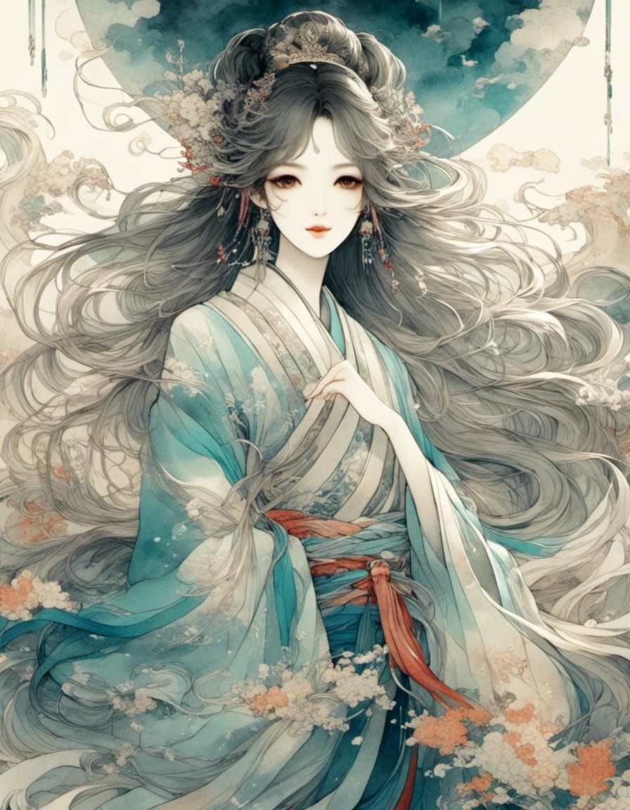 portrait of a asian girl