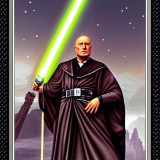 Mussolini as Jedi Master in Fantasy Setting