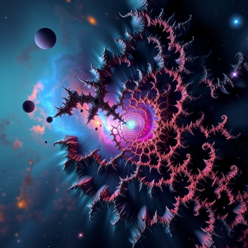 Mysterious Fractal Pillars in Cosmic Landscape