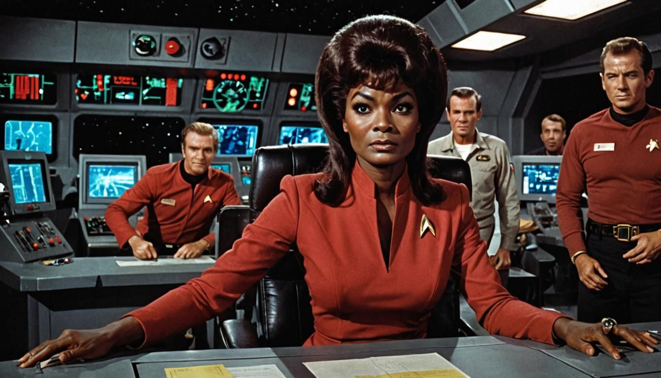 Vintage Star Trek Officer Suffers a Hairdo Disaster