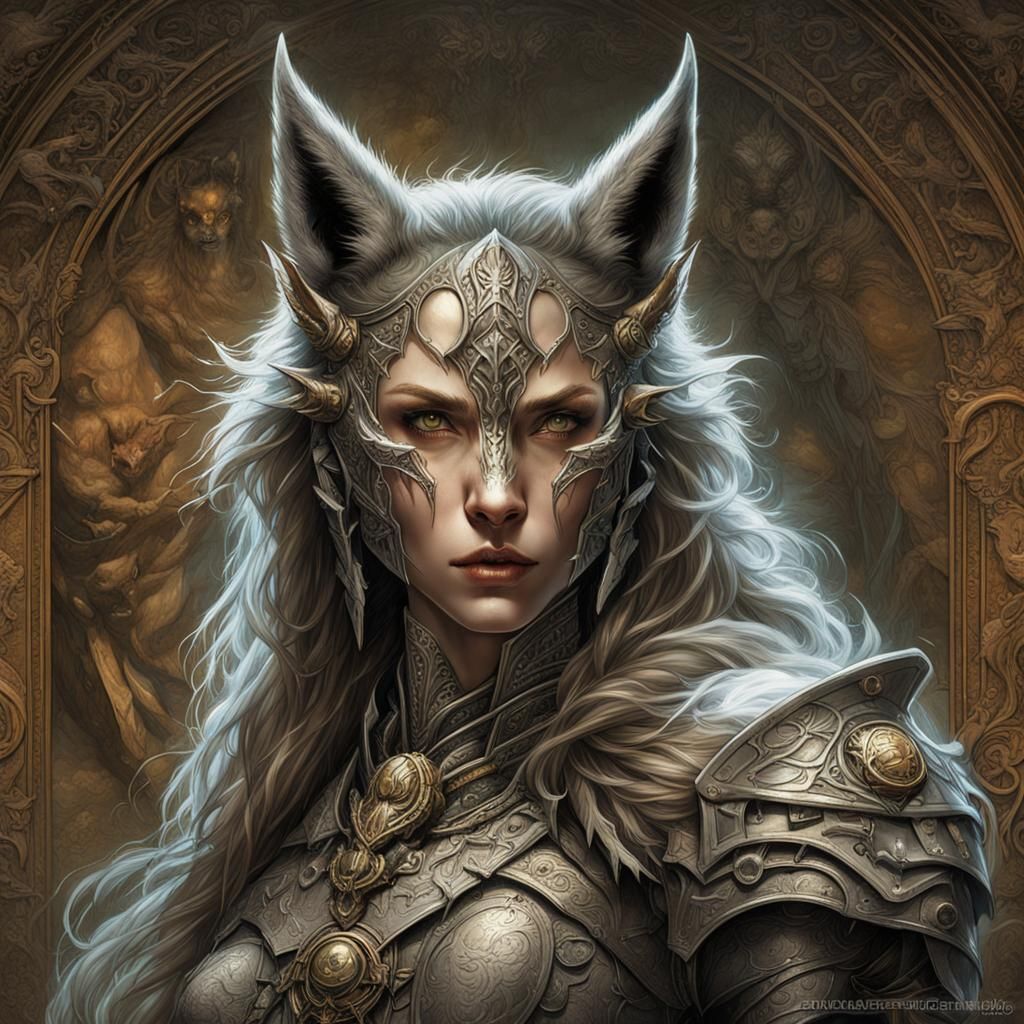 beautiful female lycan