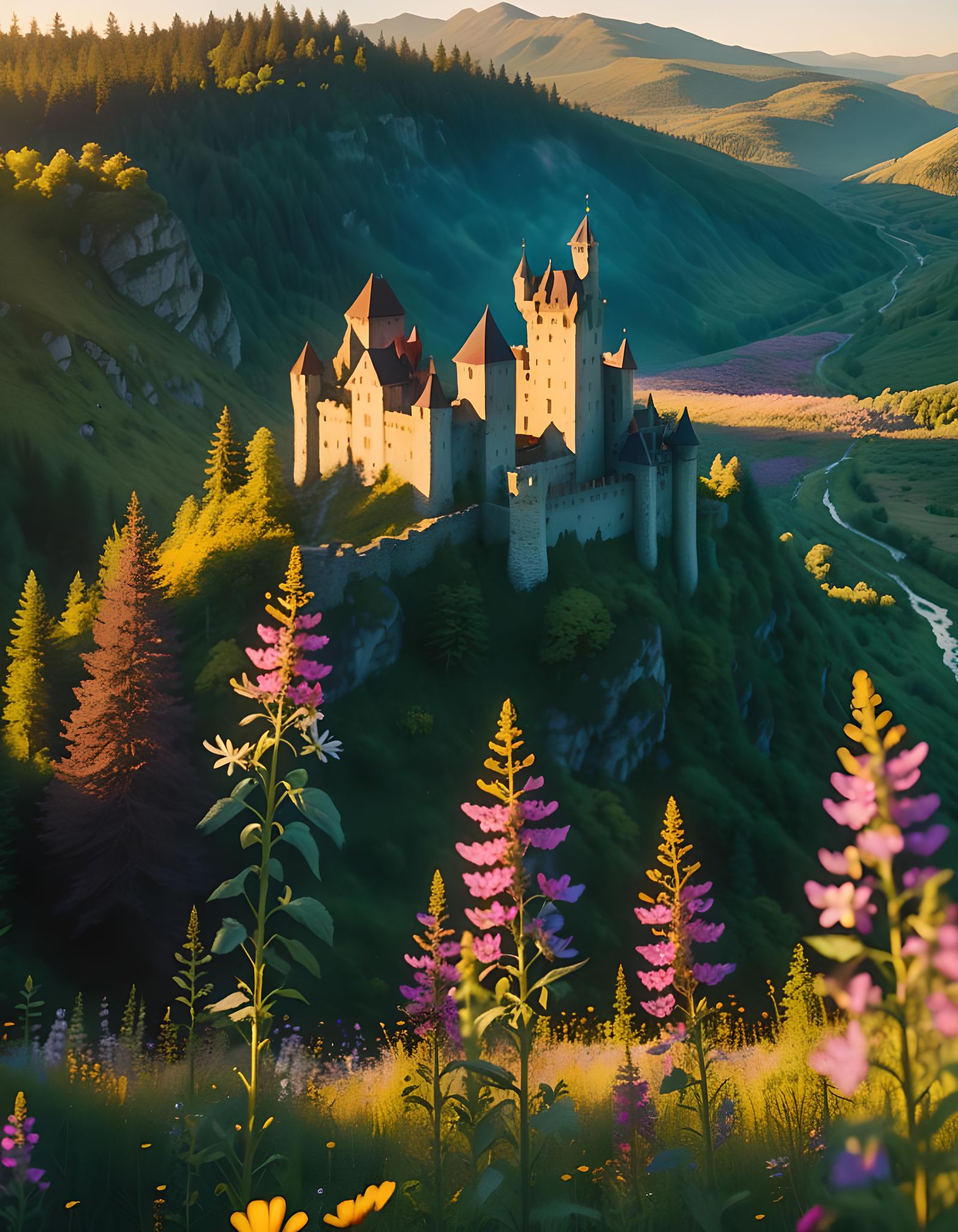 Milky Way Over Castle Valley: Cinematic Film Still