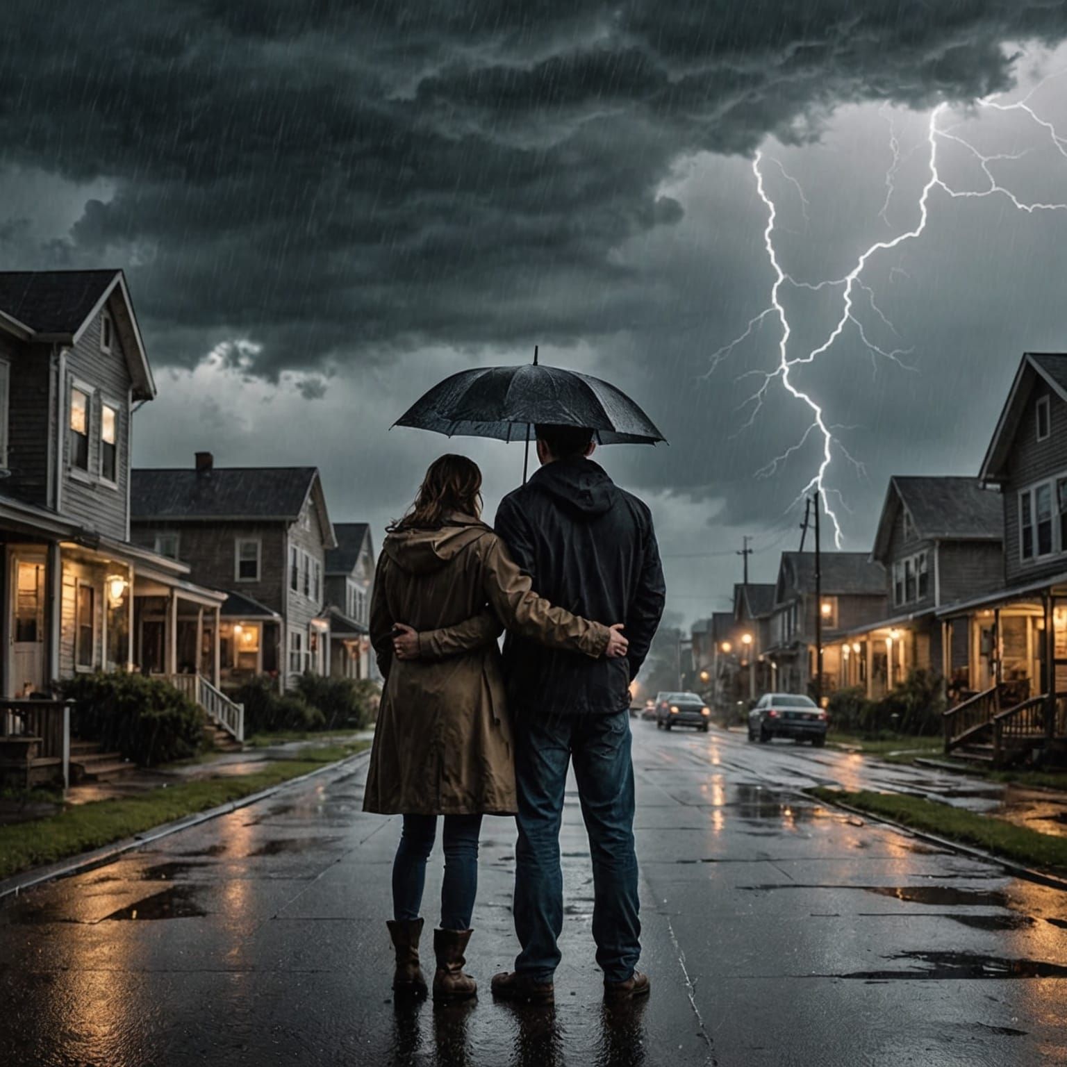 Couple Weathering Storm: A Testament to Loyalty