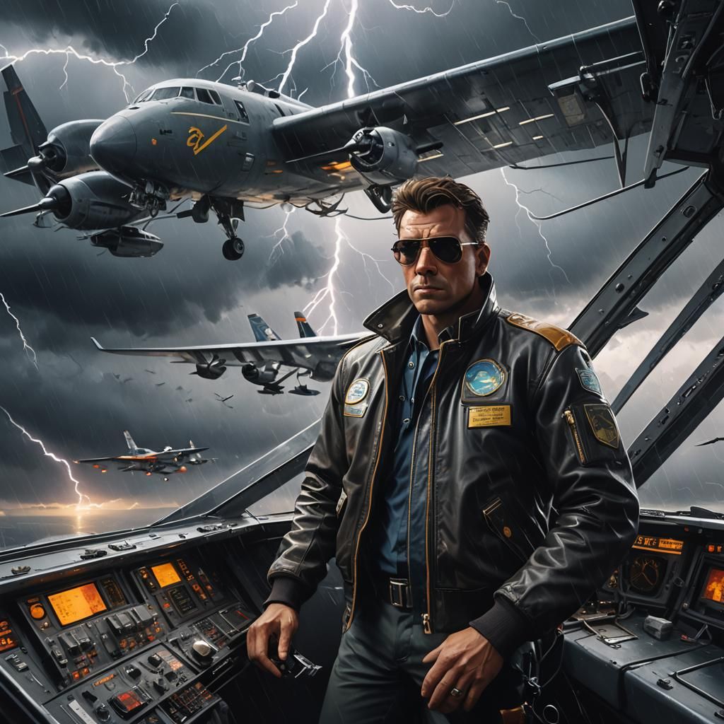 Pilot Lands Two-Storey Plane in Electric Thunderstorm