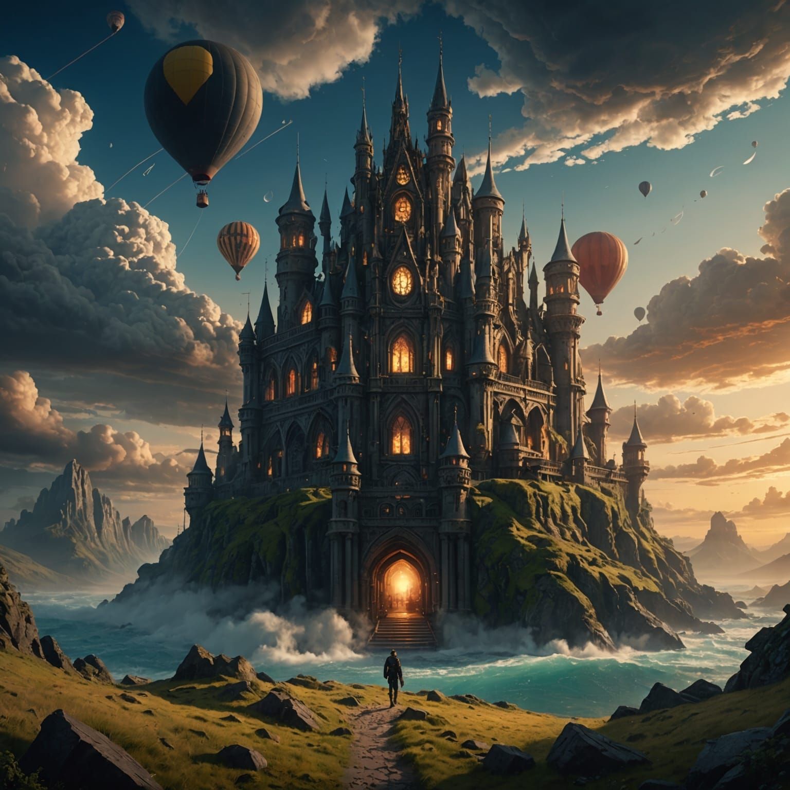 Epic Cinematic Music Background: Digital Matte Painting