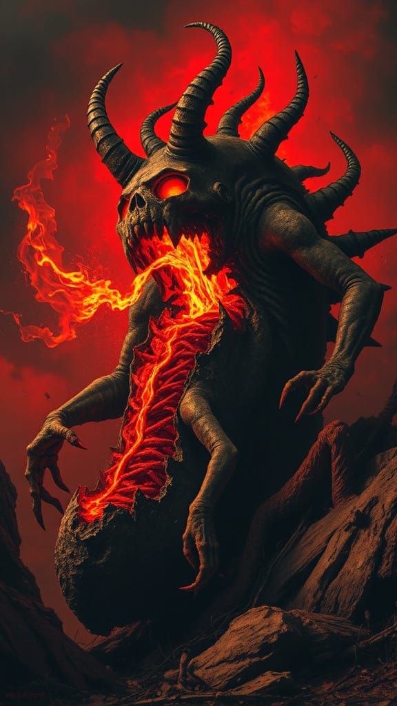 Disturbing, Visceral Art in Dark Symbolist Style