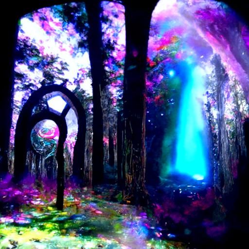psychadellic forrest