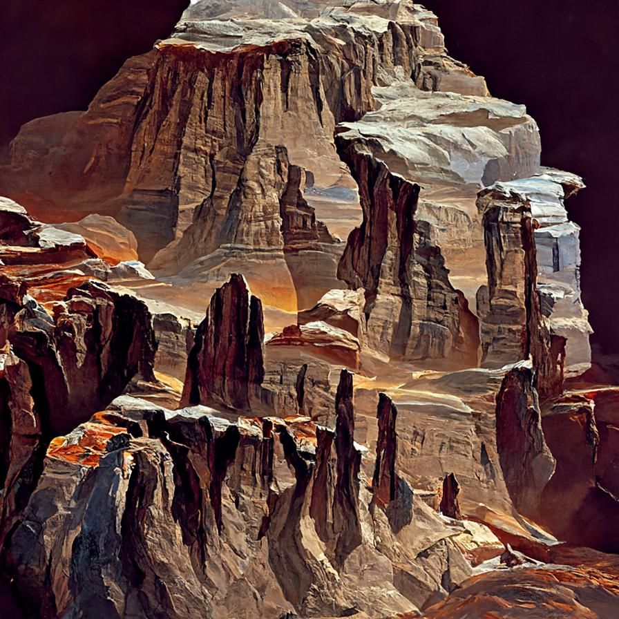 Majestic Desert Valley with Sandstone Buttes