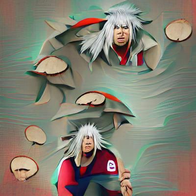 Jiraiya in Intense Sage Mode Transformation