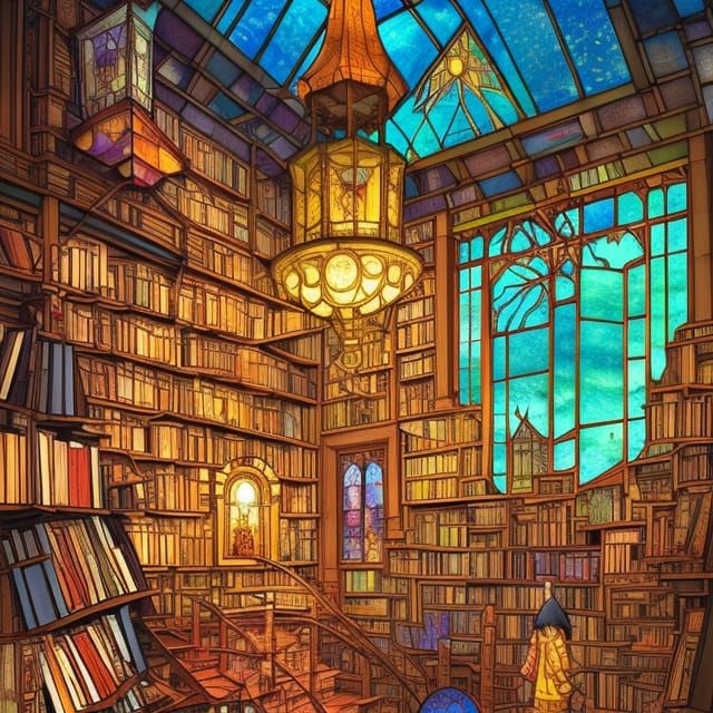 Witch's library