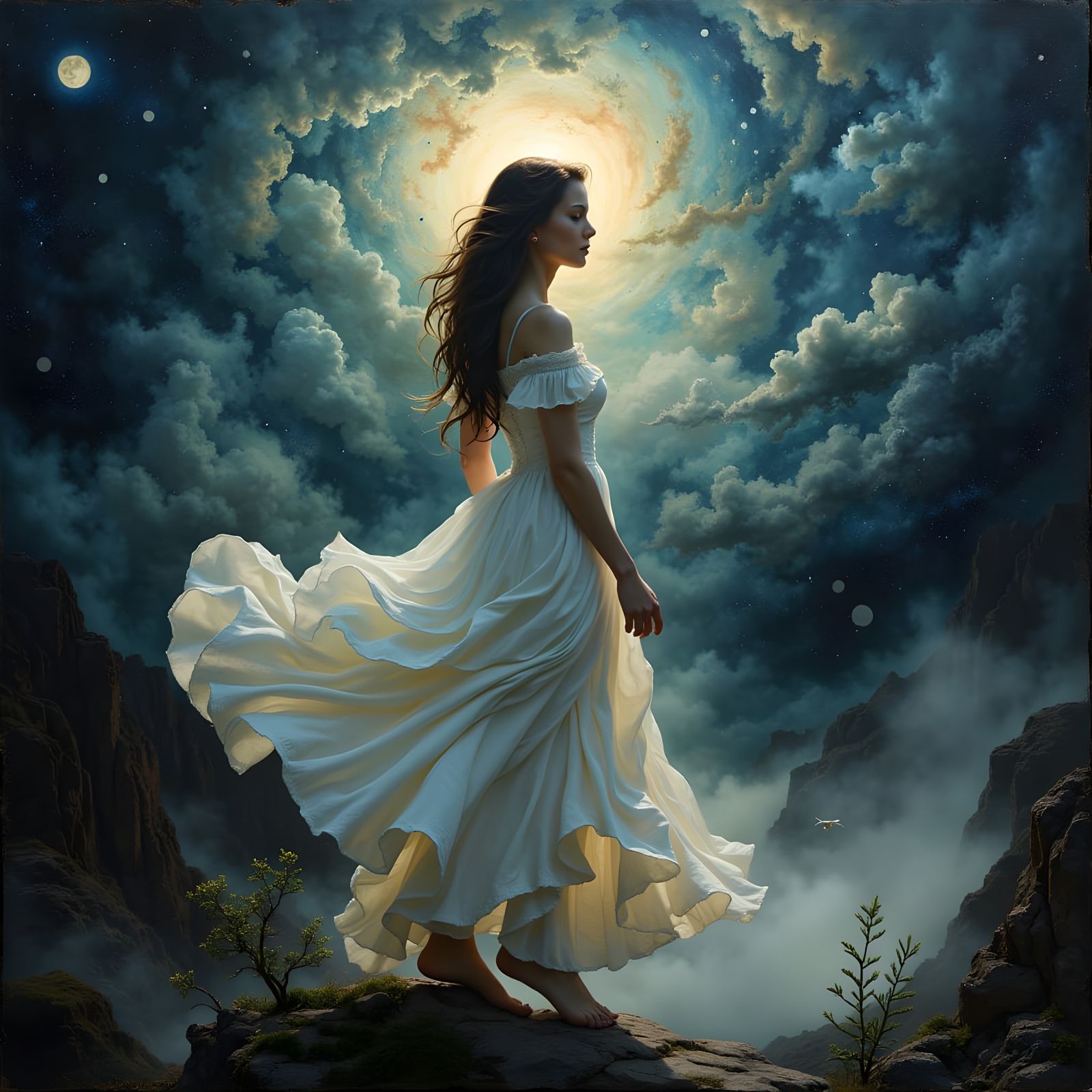 Ethereal Dreamscapes in Hyperkraximalismus Art