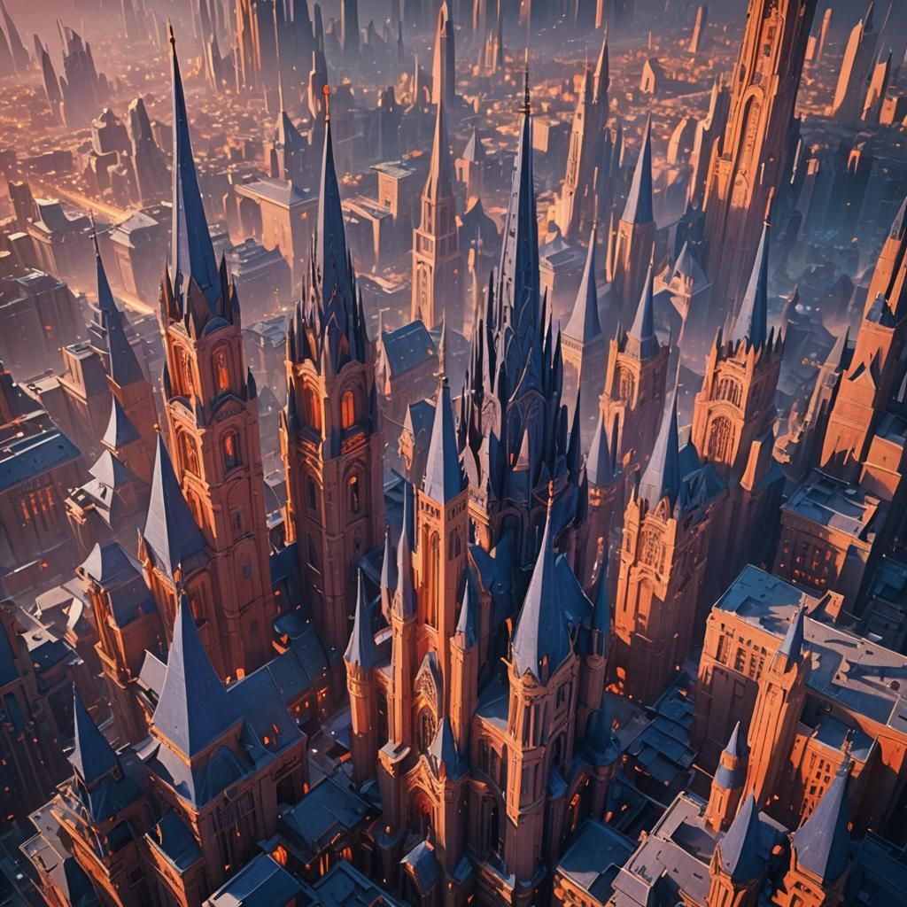 Futuristic Cityscape Concept Art in Unreal Engine 5