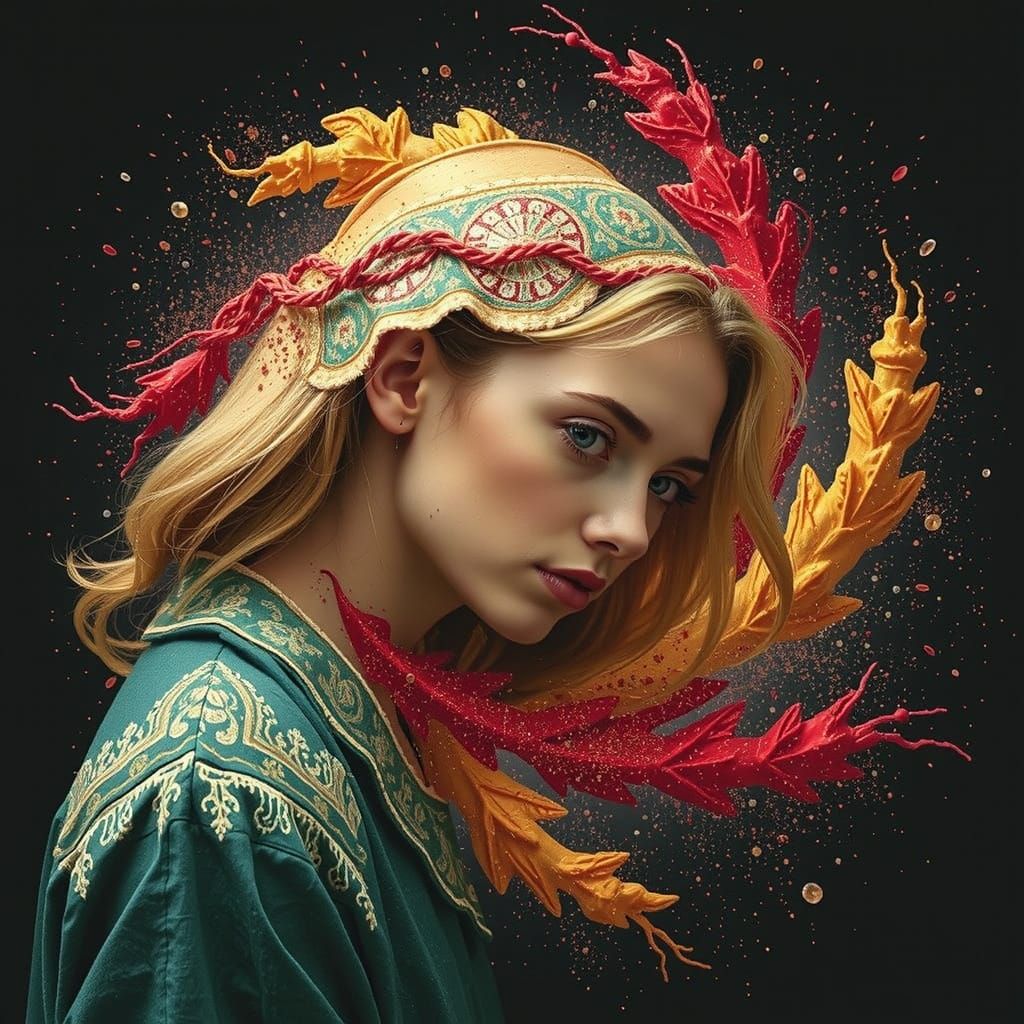 Abstract Spiral Motion and Rotation